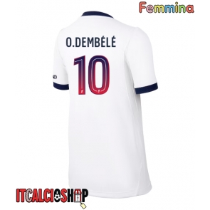 Paris Saint-Germain Ousmane Dembele #10 Seconda Maglia Femmina 2026-27 Manica Corta
